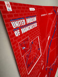 Space Invader United Invasion of Manchester Map #13 Rare Unfolded
