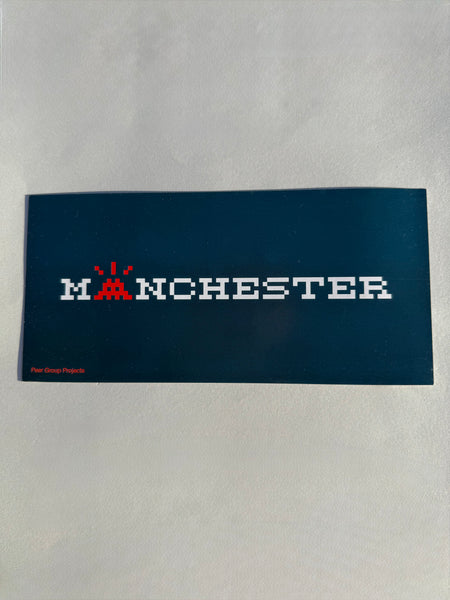 Space Invader Manchester Flyer